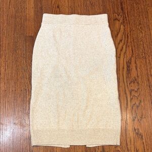 H&M Beige Knit Midi Skirt - Women’s Small